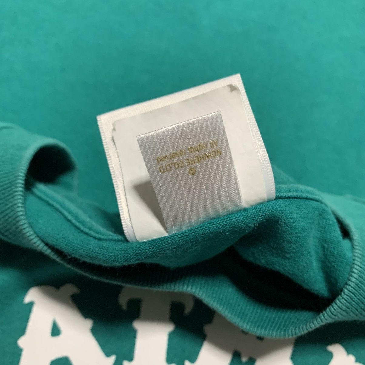 Bape Bape Medium College Pirate Store Green Tee A Bathing Ape Size US M / EU 48-50 / 2 - 7 Thumbnail
