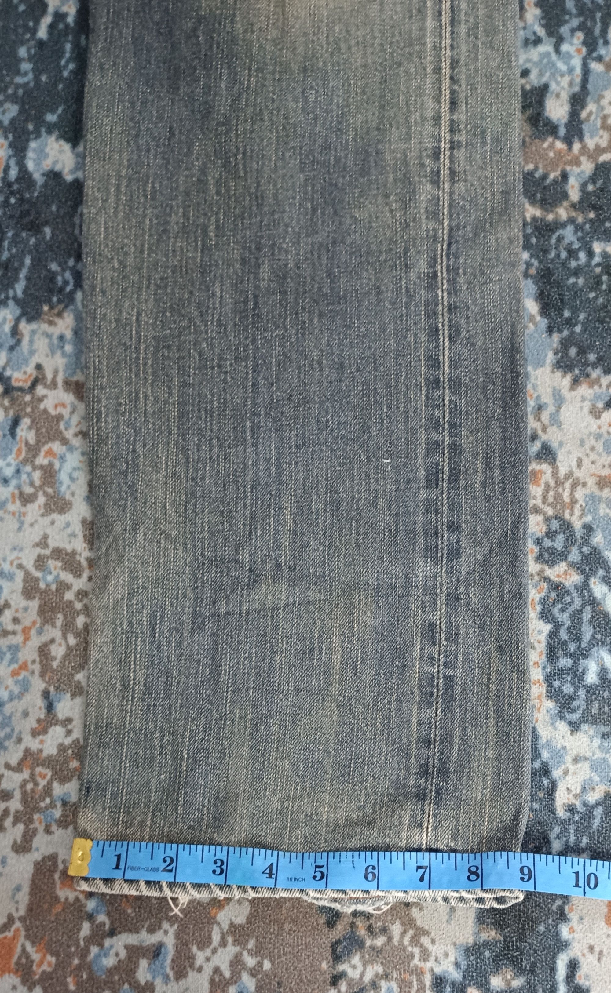 Edwin × If Six Was Nine × Japanese Brand Vintage💥Edwin 505 zx Orange Tag Selvedge Distresssed Size US 34 / EU 50 - 21 Thumbnail