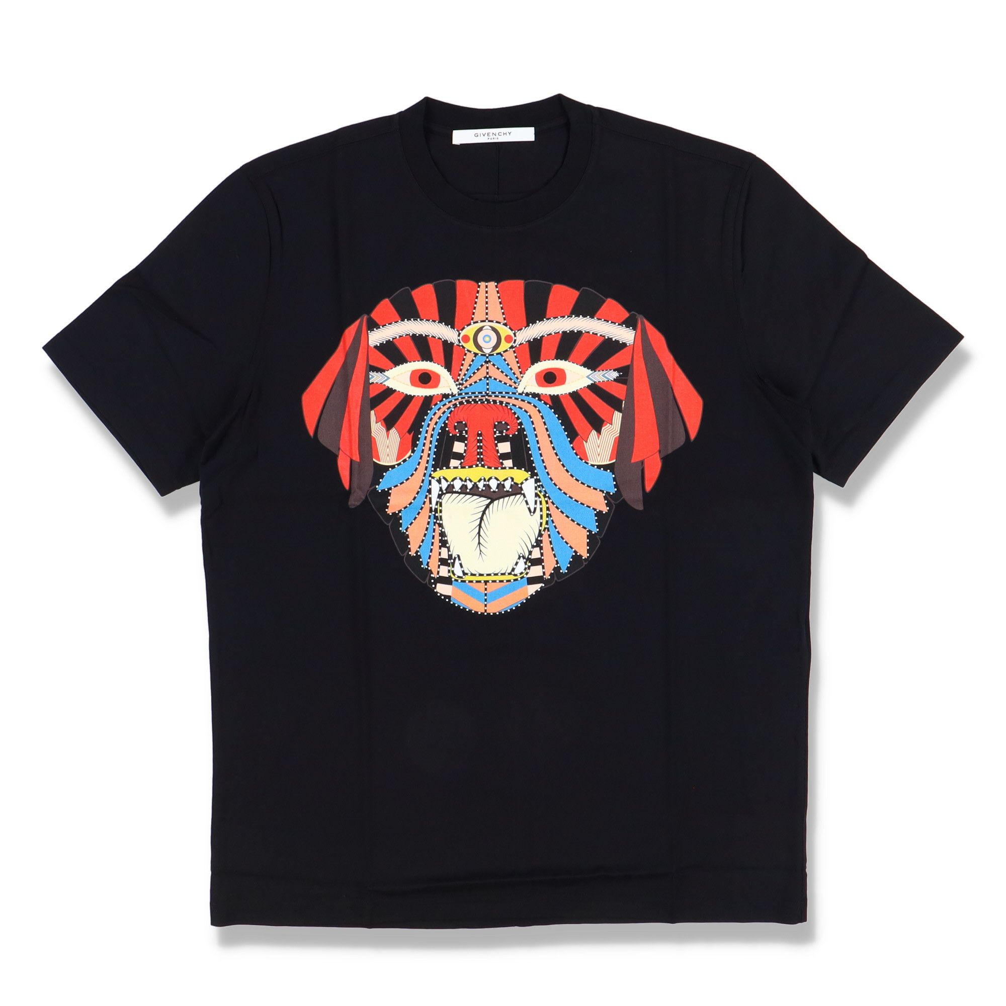 Givenchy Black Aztec Rottweiler Print T-Shirt Size M / US 6-8 / IT 42-44 - 2 Thumbnail