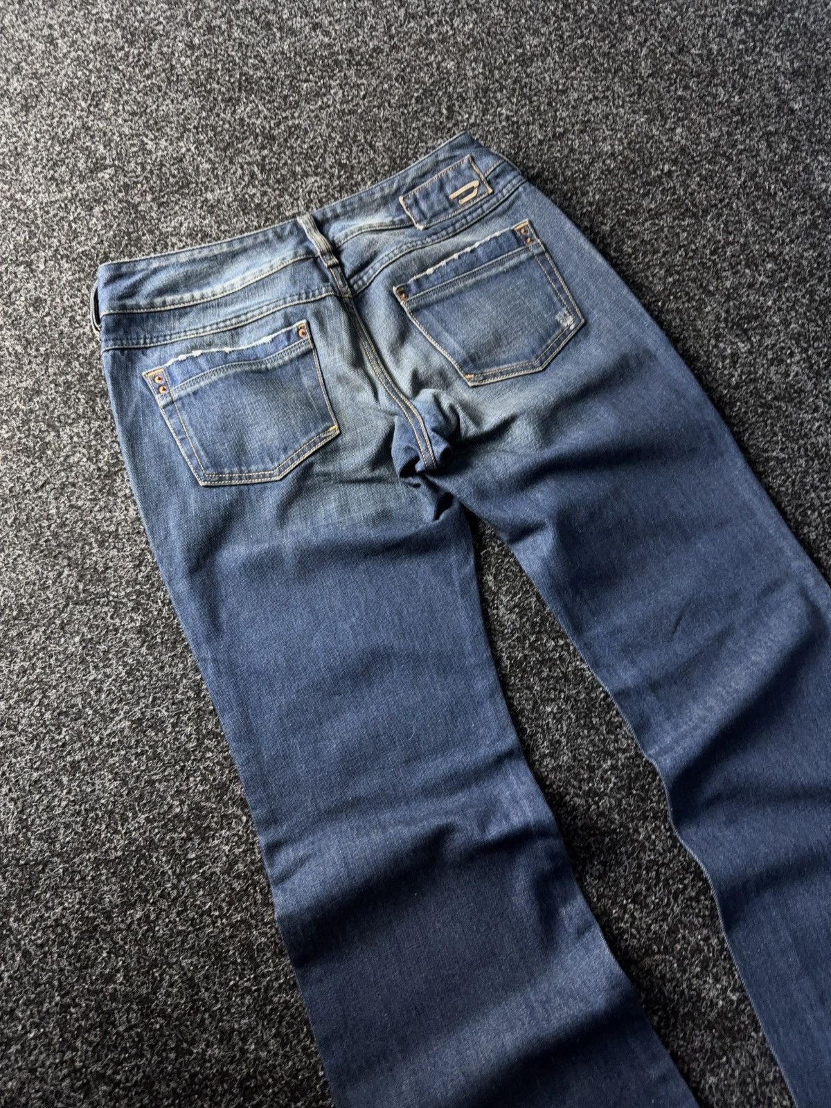 Diesel Vintage 00s Luxury Distressed Diesel Flared Denim pants Size 31" - 11 Thumbnail