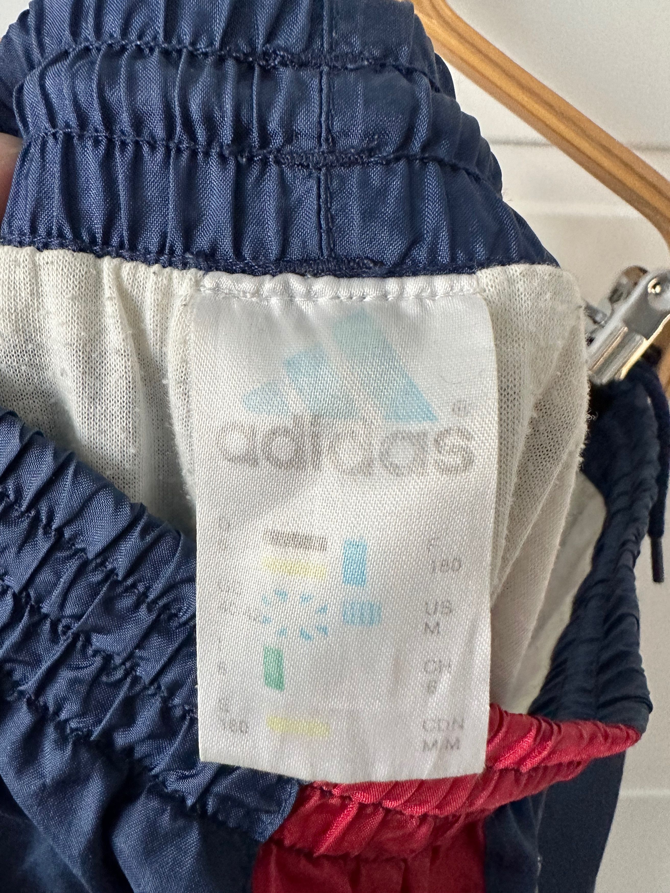 Adidas 90's ADIDAS Nylon athletic joggers pants navy Size US 33 - 10 Thumbnail
