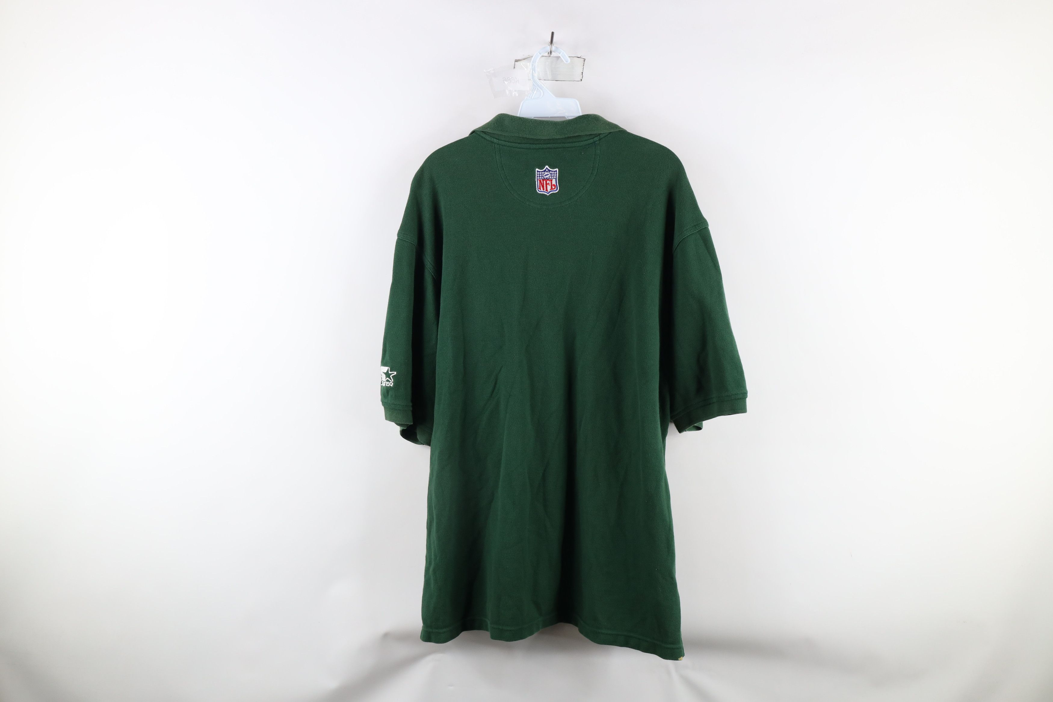 Starter × Vintage Vintage 90s Starter Pro Line Green Bay Packers Football Polo Size US L / EU 52-54 / 3 - 14 Thumbnail