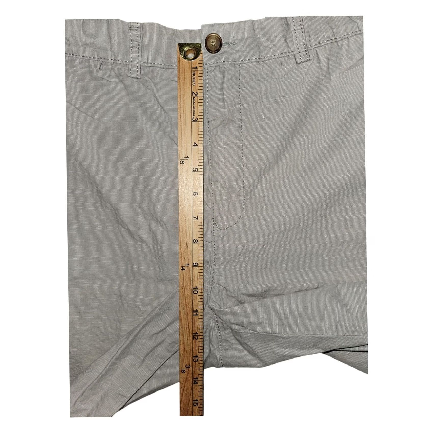 Tommy Hilfiger Tommy Hilfiger Shorts Mens 40 Gray Chino Men Weight Slash Pockets Casual Preppy Size US 40 / EU 56 - 4 Thumbnail