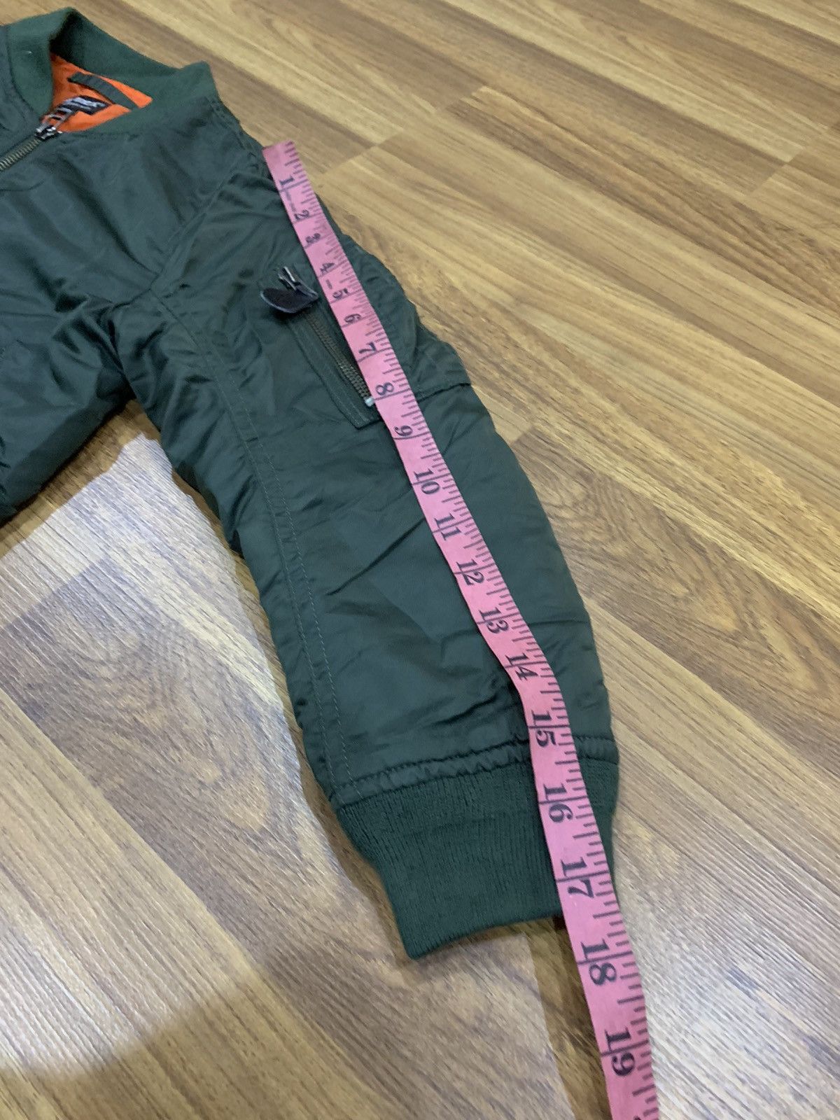 Avirex AVIREX JUNIOR BOMBER JACKET METALLIC GREEN US MARINE Size US XXS / EU 40 - 6 Thumbnail