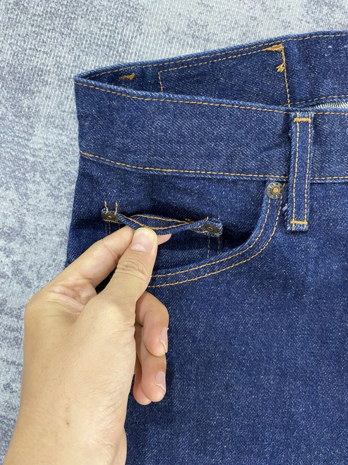 Japanese Brand Super flared bootcut bobson raw denim jeans Size US 28 / EU 44 - 15 Thumbnail