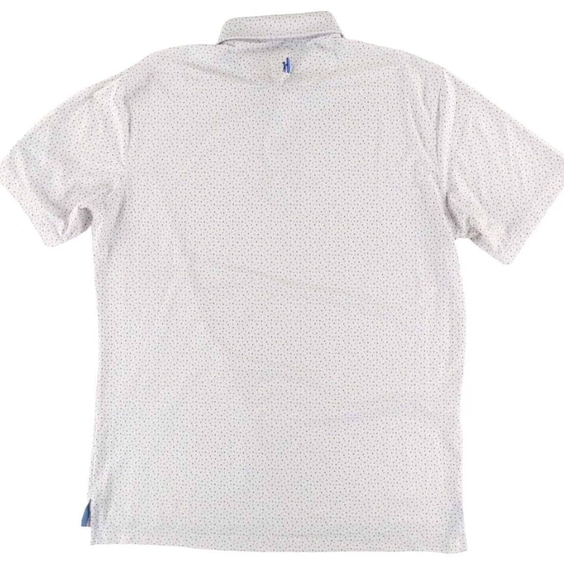 johnnie-O Johnnie-O Valhalla GC Stretch Polyester Polo Shirt White Men's L Size US L / EU 52-54 / 3 - 4 Thumbnail