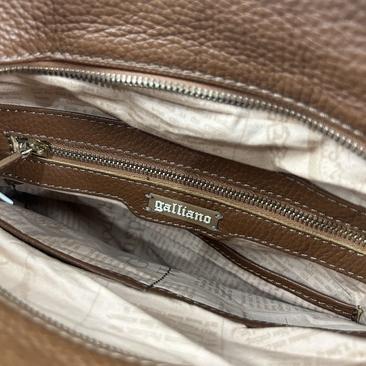 John Galliano John Galliano Leather Shoulder Bag Size ONE SIZE - 6 Thumbnail