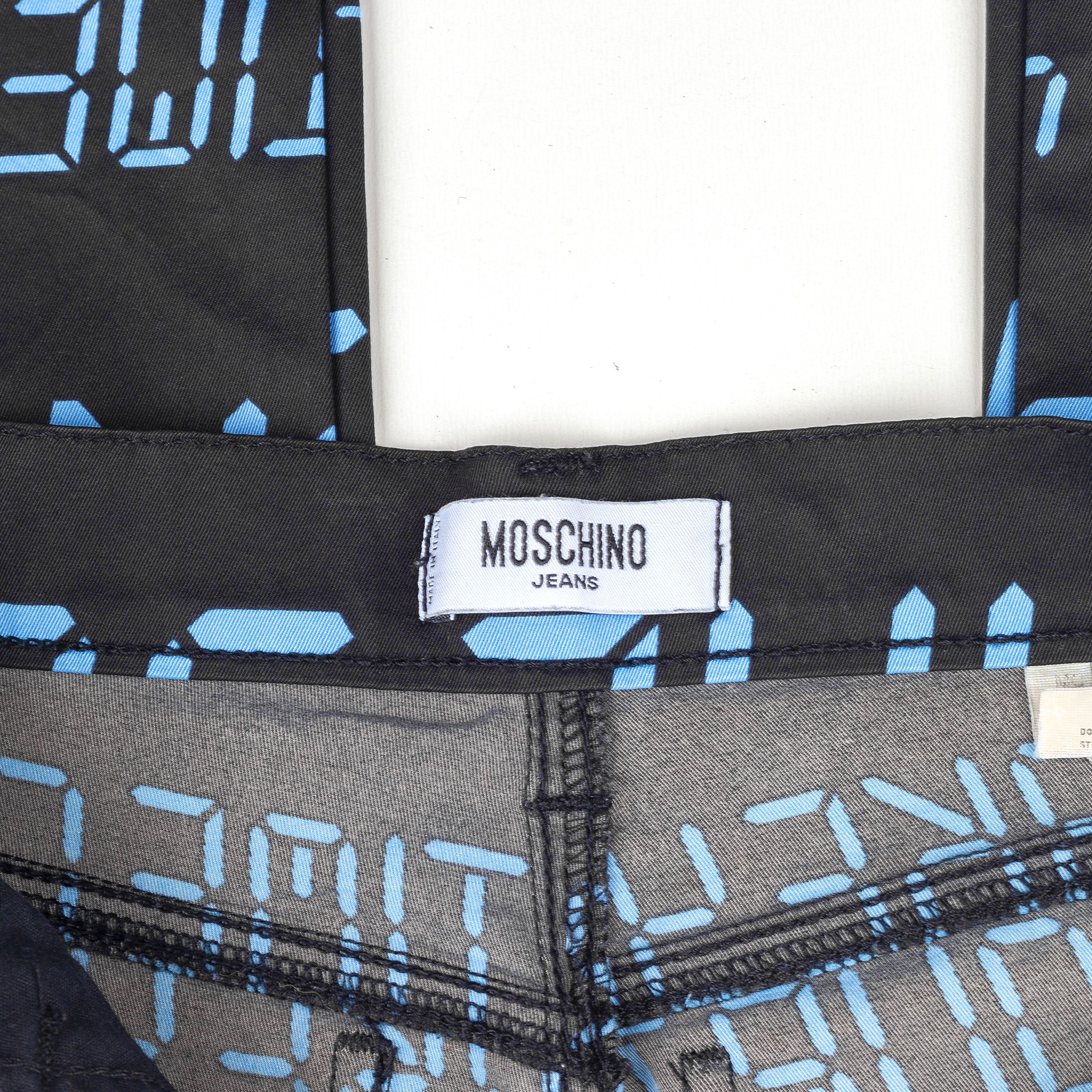 Boutique Moschino × Moschino Moschino Vintage “Take Your Time” High Waisted Pants (S) Size 26" / US 2 / IT 38 - 4 Thumbnail