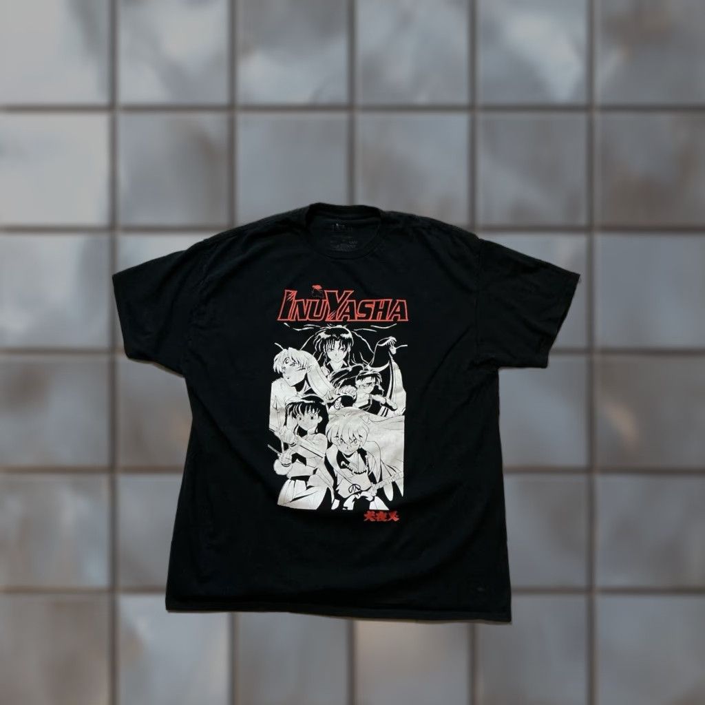Vintage VINTAGE Inuyasha Sunrise 2009 Anime Manga Black Graphic Short Sleeve Crewneck T-Shirt XL Mens Size US XL / EU 56 / 4 - 1 Thumbnail