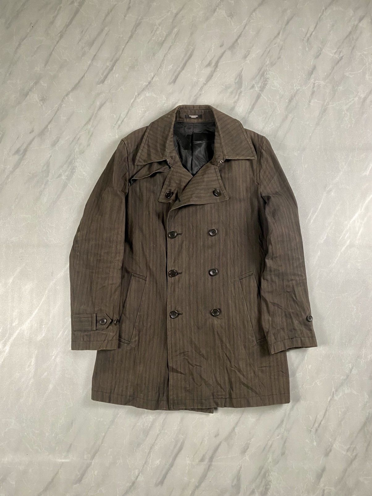 Tornado Mart Grail Vintage Tornado Mart Double Breasted Heavy Coat Jacket Size US M / EU 48-50 / 2 - 1 Thumbnail