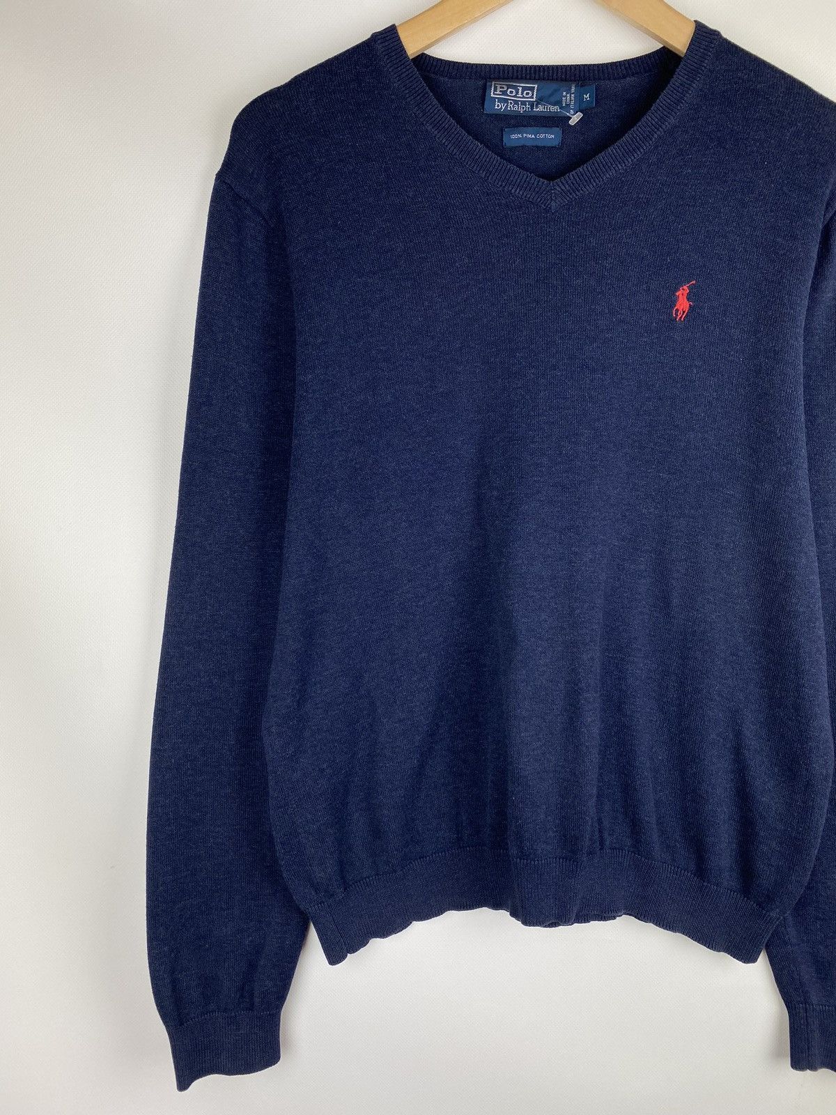 Polo Ralph Lauren Polo by Ralph Lauren vintage men’s v-neck sweater pullover Size US M / EU 48-50 / 2 - 2 Thumbnail