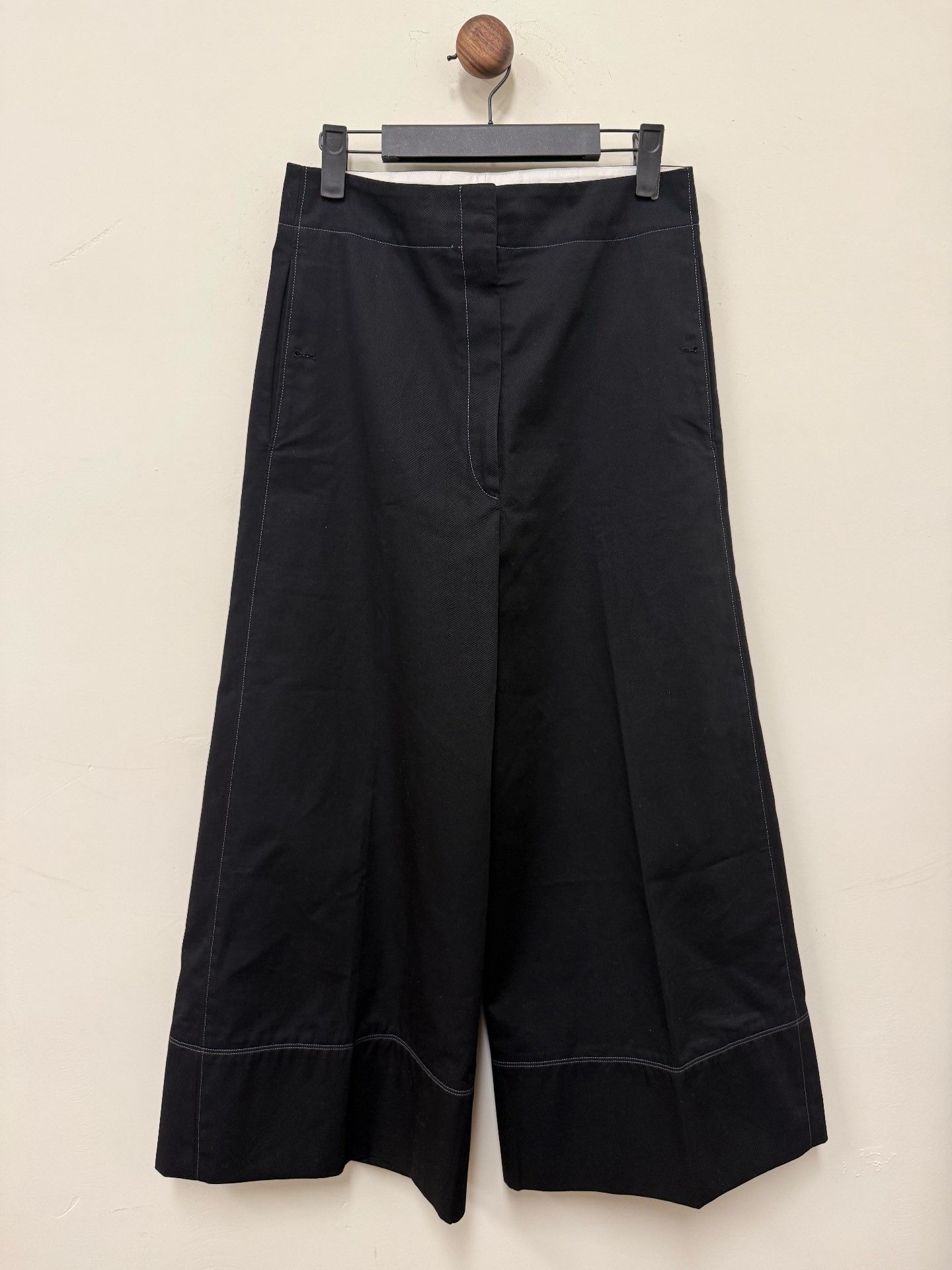 Lemaire Lemaire Virgin Wool Wide-Leg Tailored Pants Size 36" / US 14 / IT 50 - 1 Thumbnail