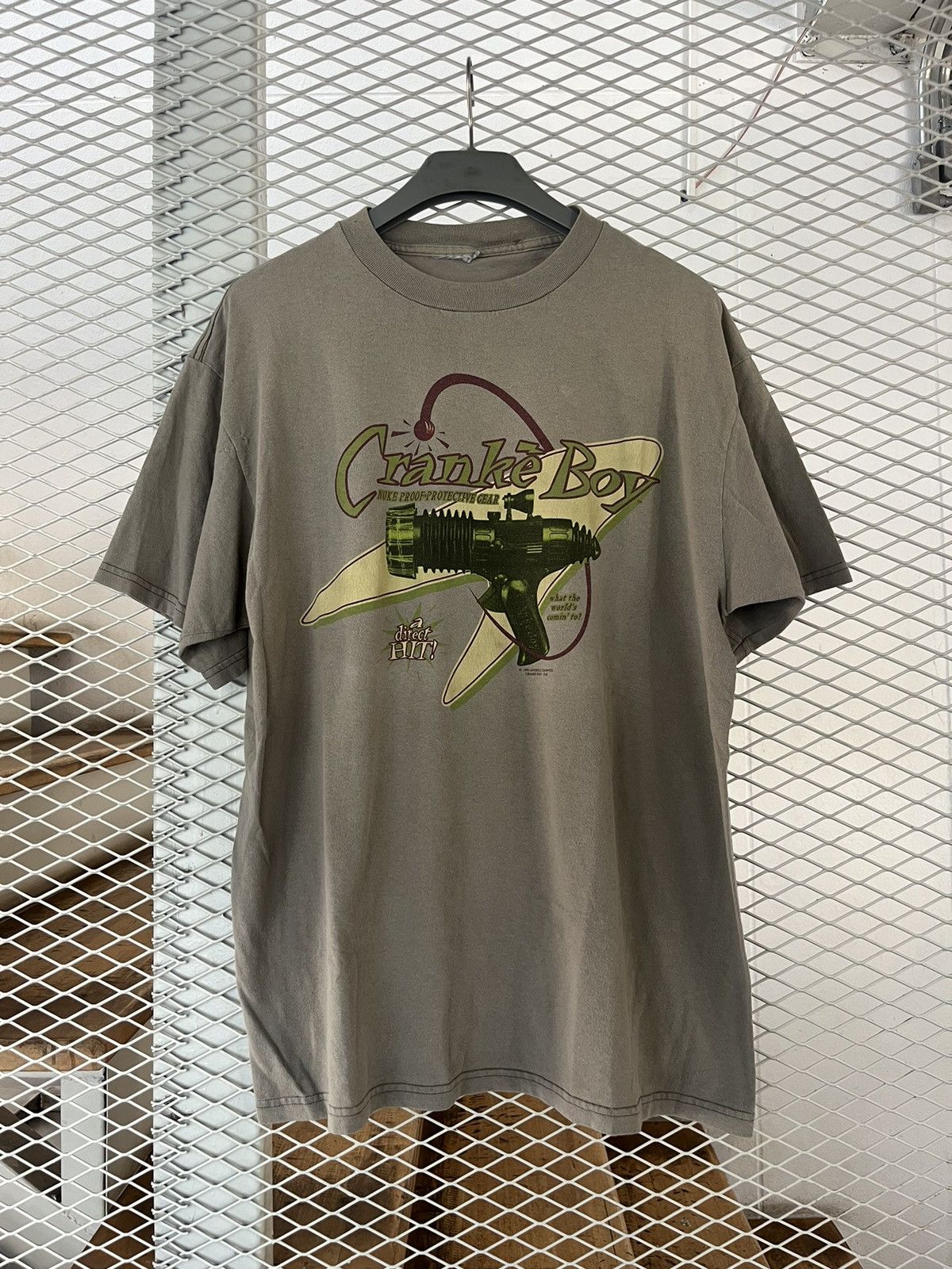 Vintage Vintage Cranke Boy Nuke Proof Protective Gear 1995’s Tshirt Size US XL / EU 56 / 4 - 2 Thumbnail