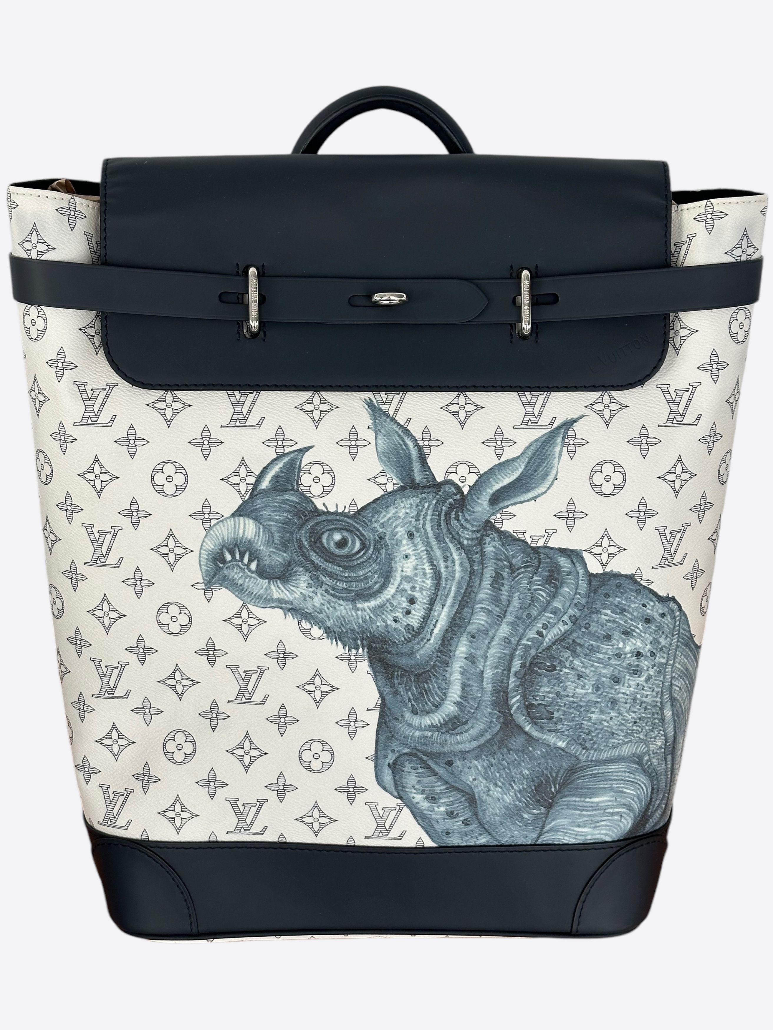 Louis Vuitton Louis Vuitton Chapman Brothers Cream Rhino Steamer Backpack Size ONE SIZE - 1 Thumbnail