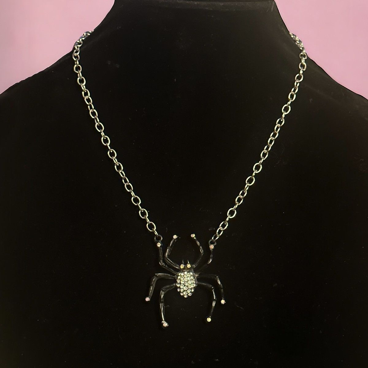 Other Rhinestone black spider necklace Size ONE SIZE - 1 Thumbnail