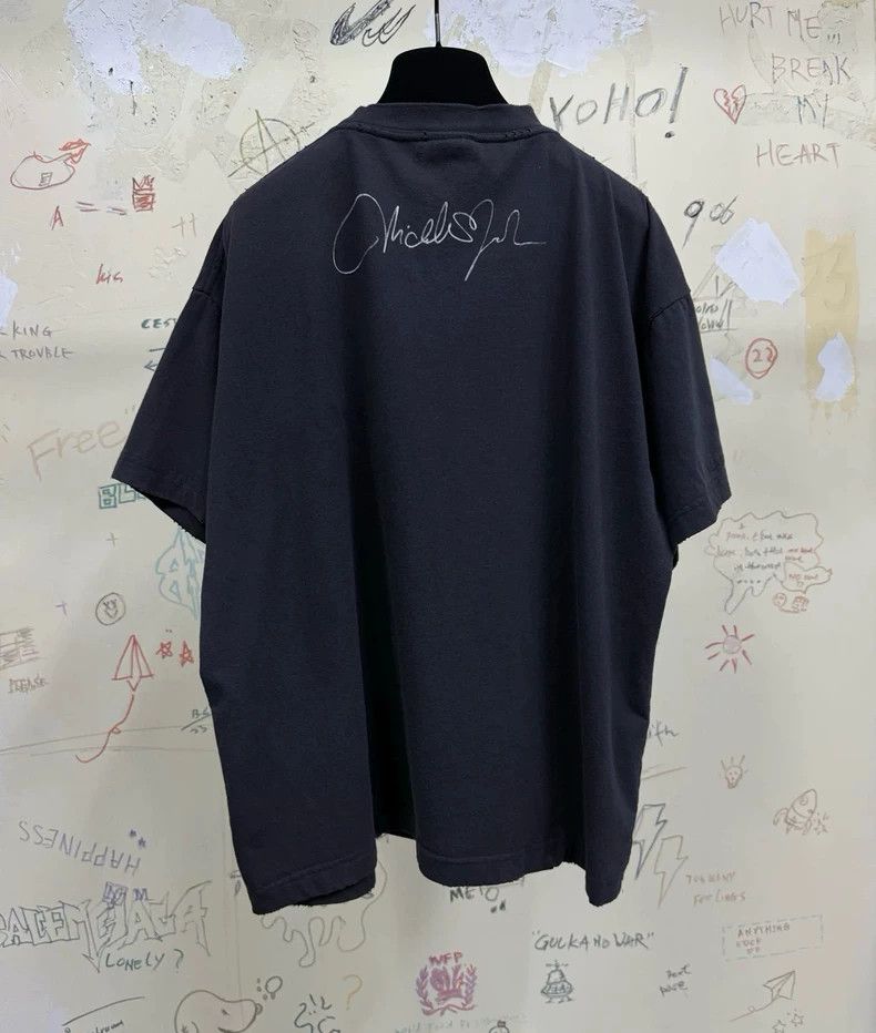 Balenciaga Balenciaga Portrait printed short sleeve T-shirt Size US M / EU 48-50 / 2 - 2 Thumbnail