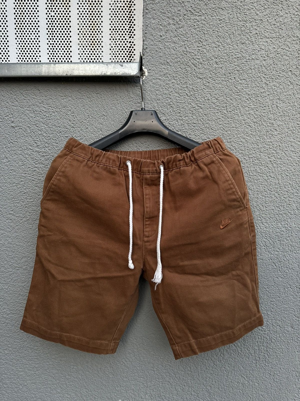Nike × Vintage Nike Shorts Mustard Size US 33 - 1 Thumbnail