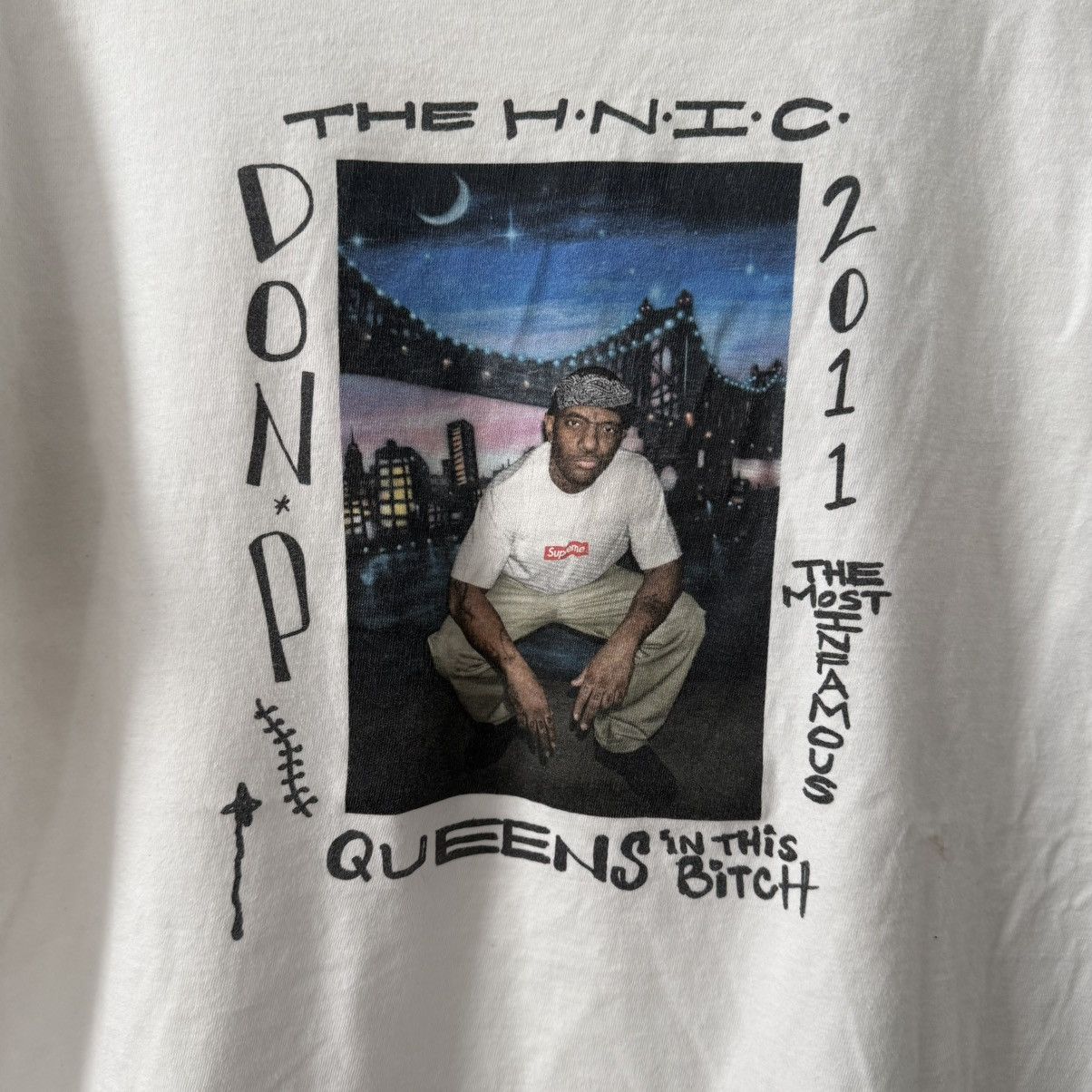 Supreme Supreme Men's White T-shirt Size US L / EU 52-54 / 3 - 2 Thumbnail