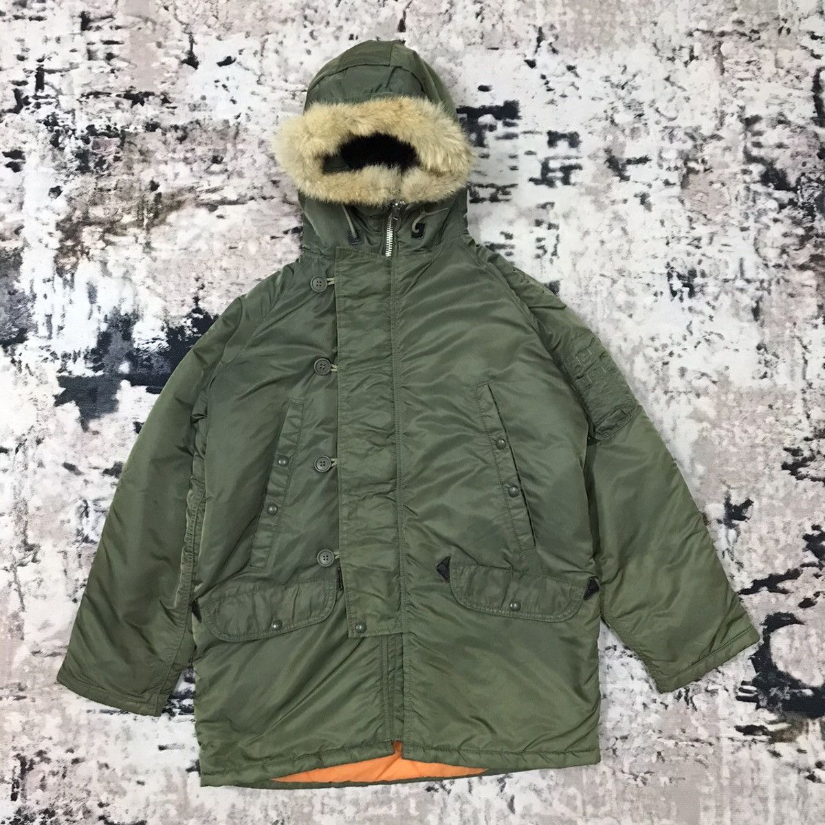 Jaket Parka Spiewak N3b Spiewak Type N-3B/F Parka Hoodie Golden