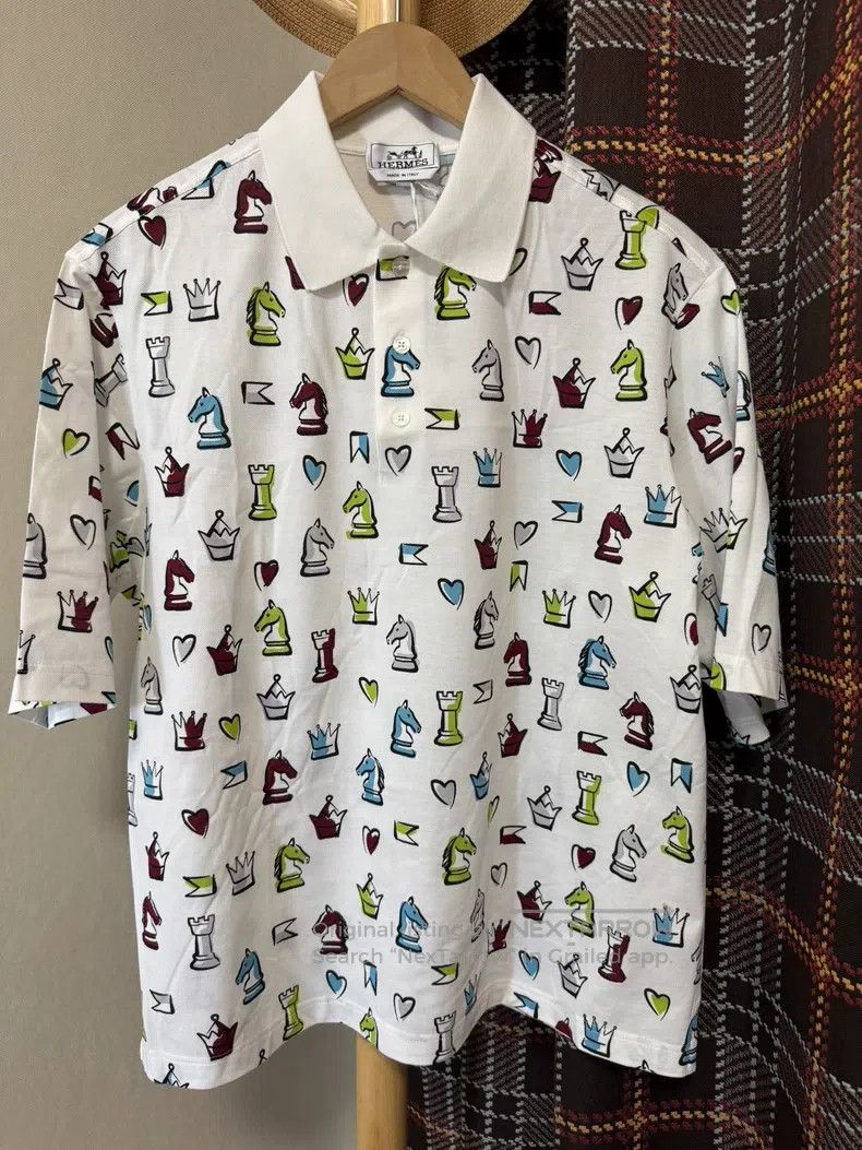 Hermes Hermes Short-sleeved limited edition, classic pattern Size US M / EU 48-50 / 2 - 1 Thumbnail