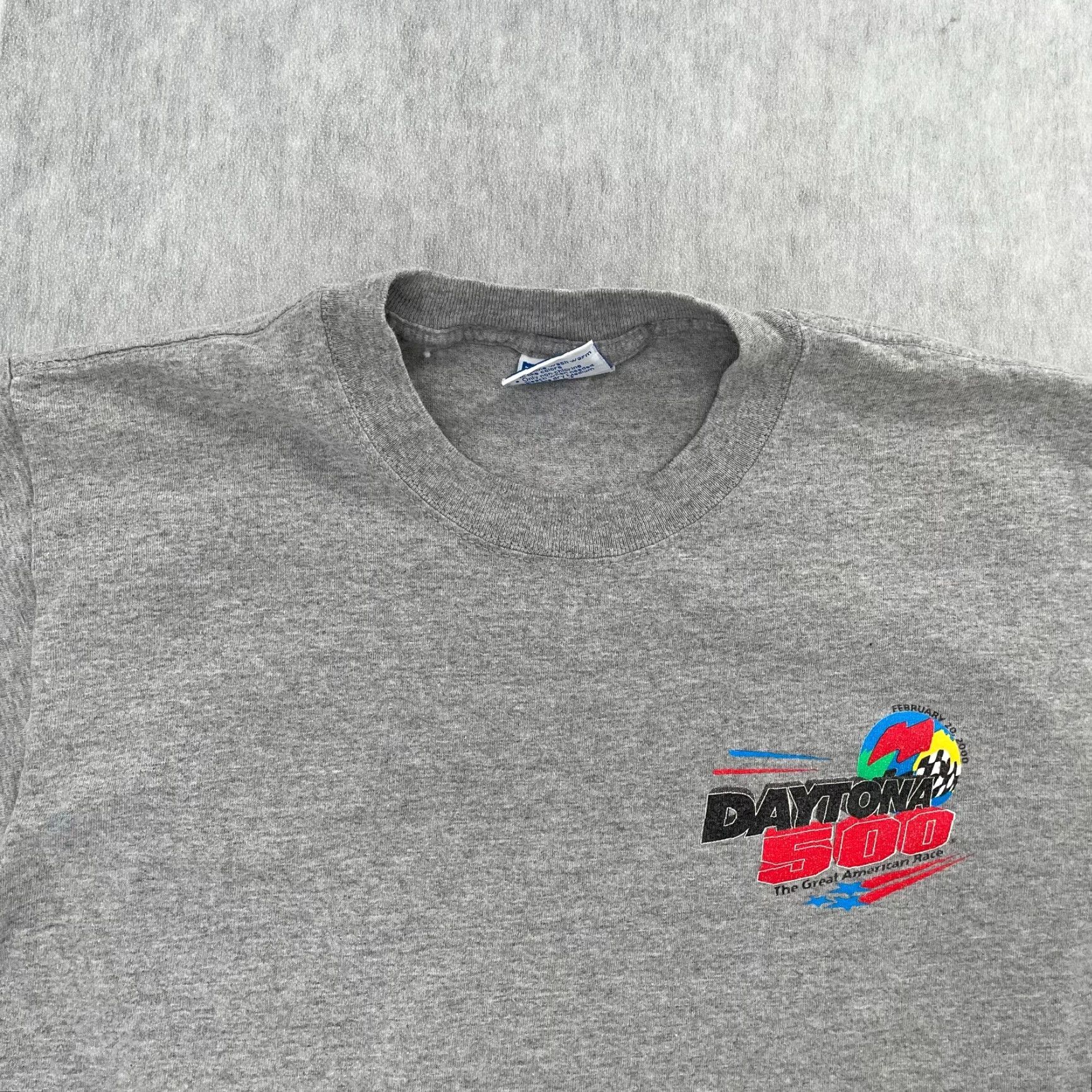 NASCAR VINTAGE Nascar Daytona 500 Shirt Adult Medium Tee Men Logo All Sport Crewneck M Gray Blue Size US M / EU 48-50 / 2 - 4 Thumbnail