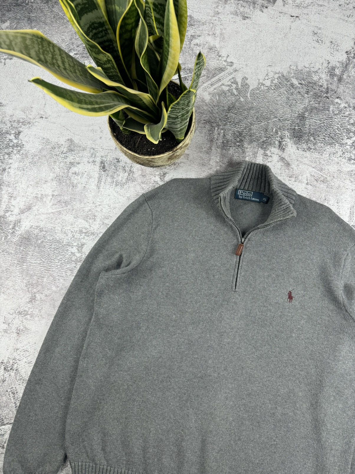 Polo Ralph Lauren Polo Ralph Lauren Knited Old Money 1/3 Zip Sweater Pullover Size US XL / EU 56 / 4 - 4 Thumbnail