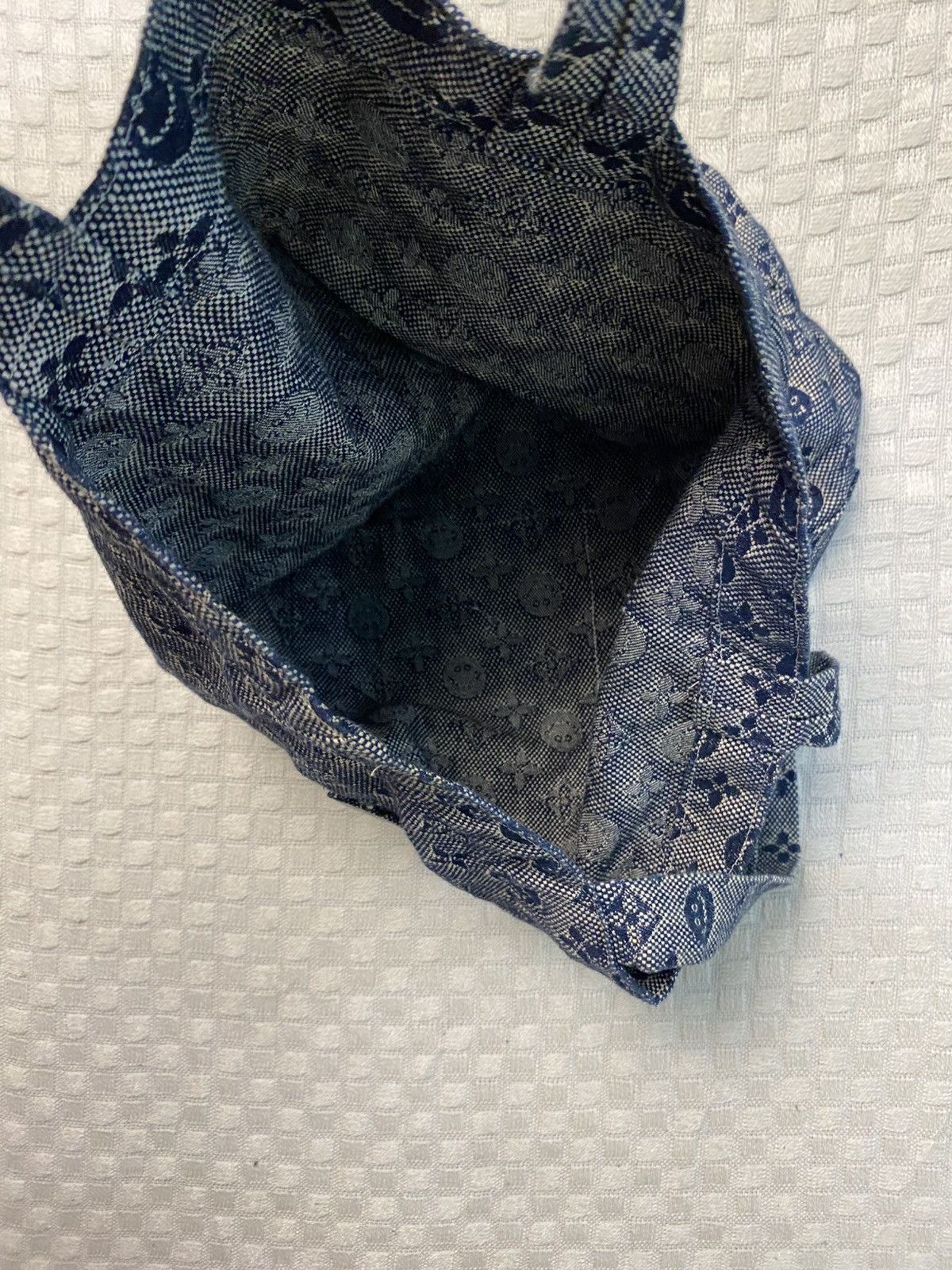 Hysteric Glamour Hysteric Glamour denim monogram tote bag smile repeating Size ONE SIZE - 9 Thumbnail