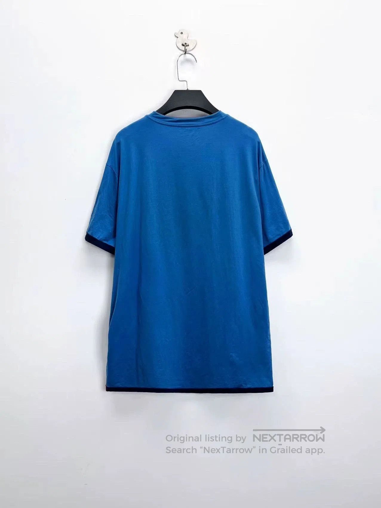 Prada prada blue logo short sleeve t. Size US XXL / EU 58 / 5 - 2 Thumbnail