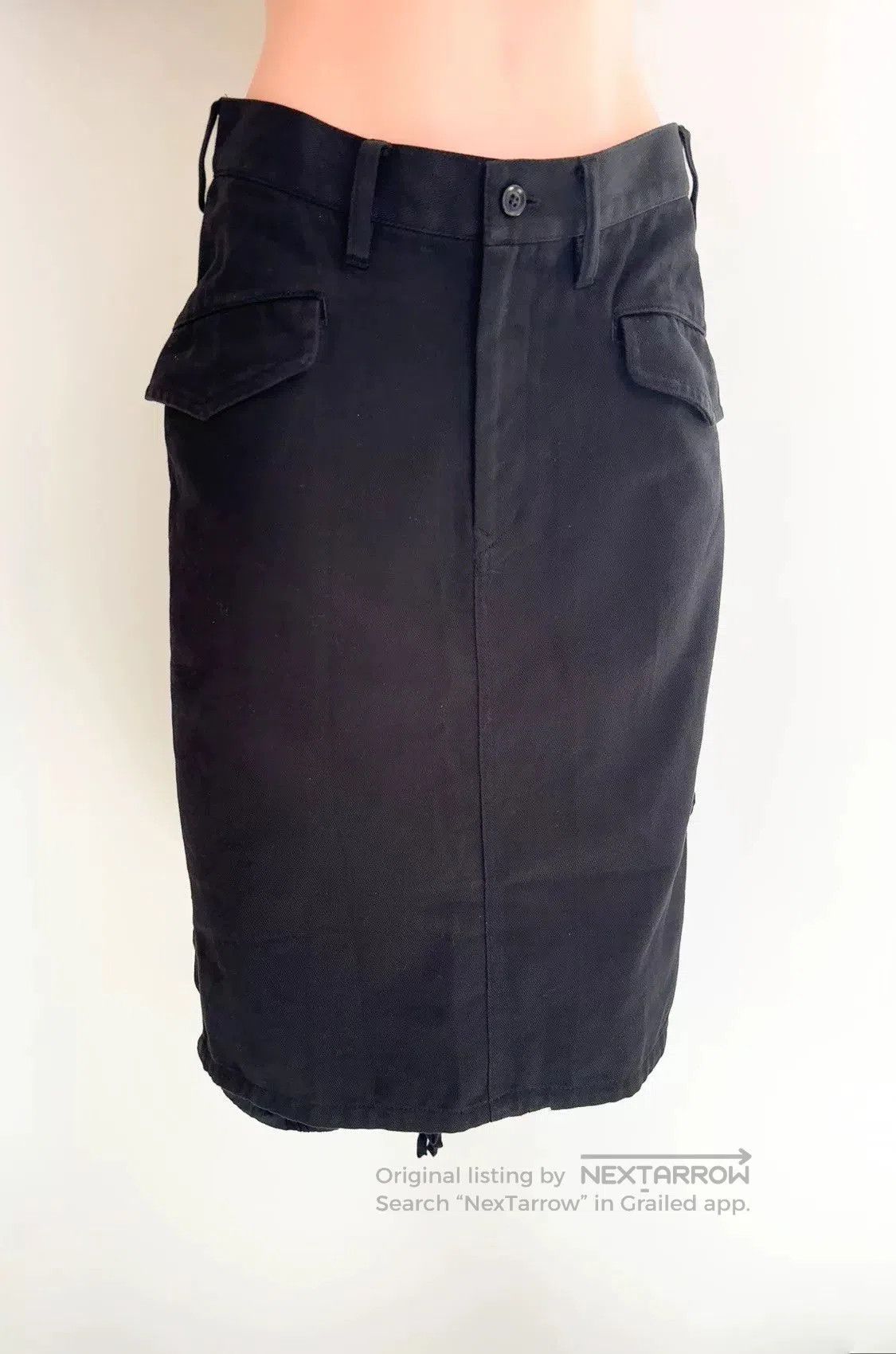 Y's Yohji Yamamoto Y's Mixed Material Skirt. Size 24" / US 00 / IT 34 - 1 Thumbnail