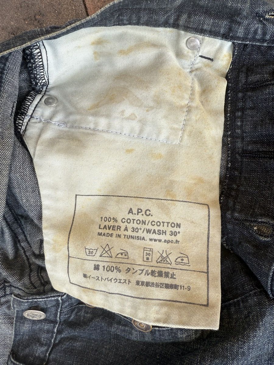 A.P.C. Straight Leg Well-Worn Fades Size US 29 - 15 Thumbnail