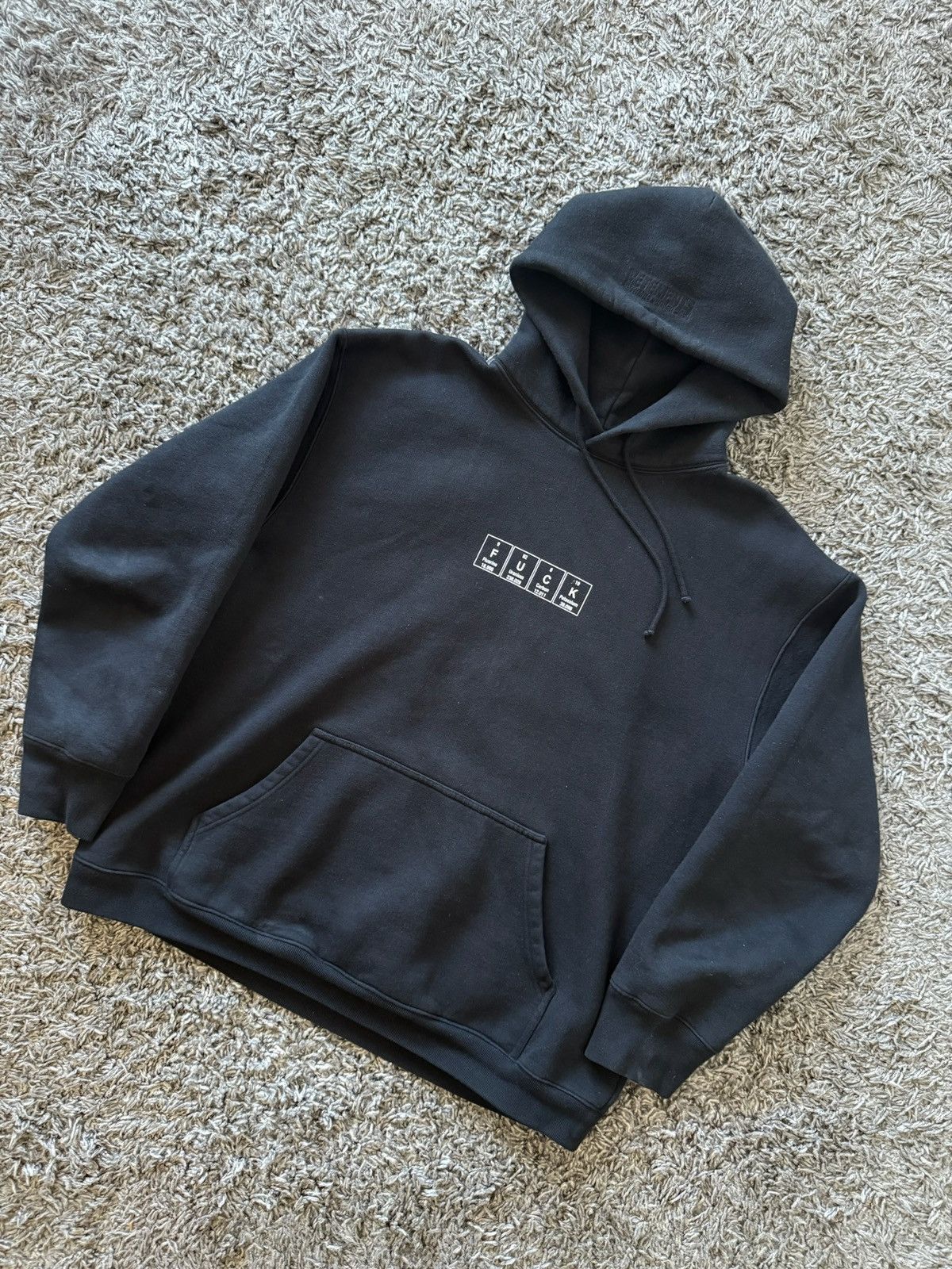 Vetements Vetements 'Fuck' Chemistry Hoodie | Grailed