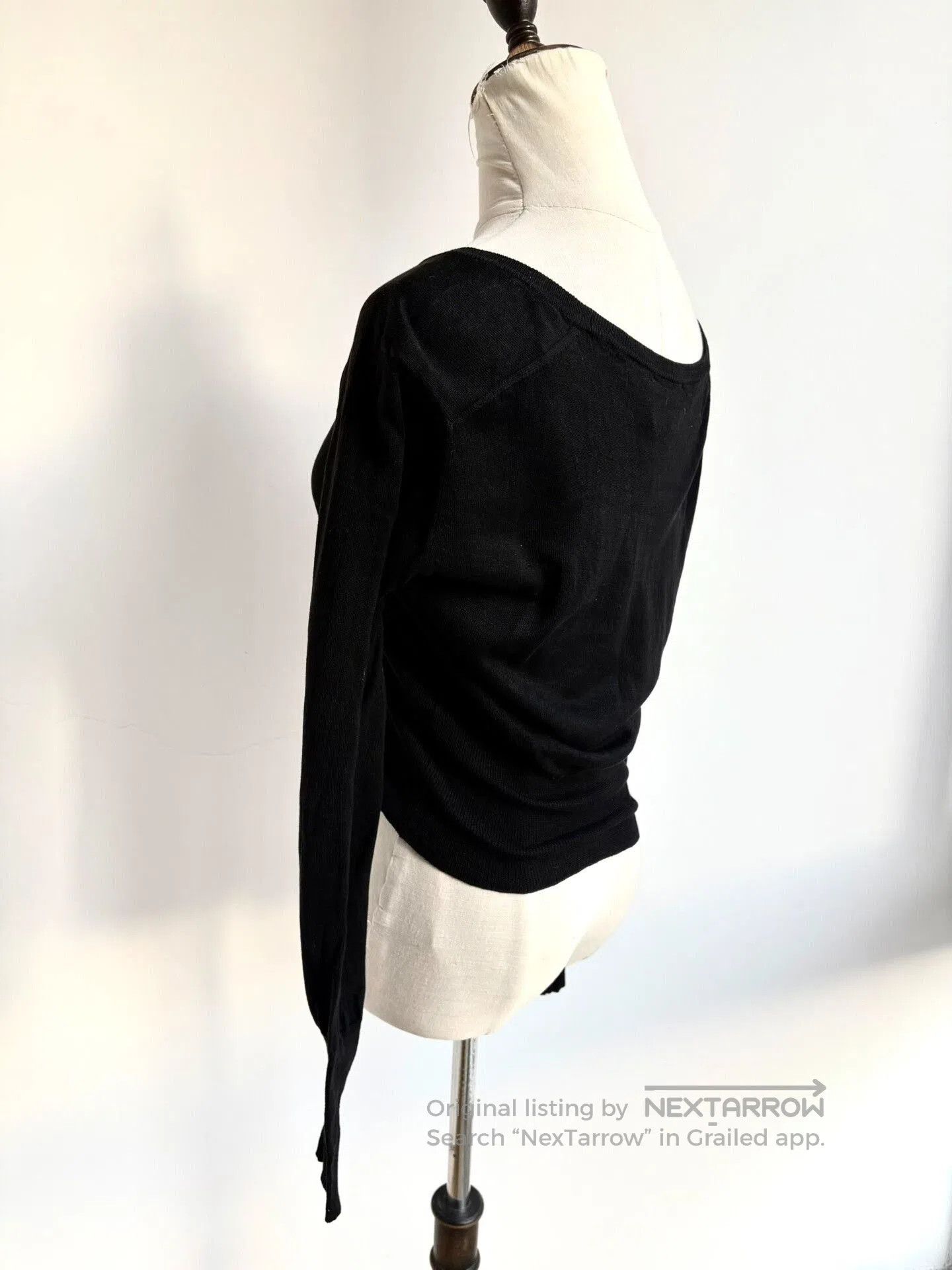 Vivienne Westwood vivienne westwood black knit top with brooch. Size M / US 6-8 / IT 42-44 - 4 Thumbnail