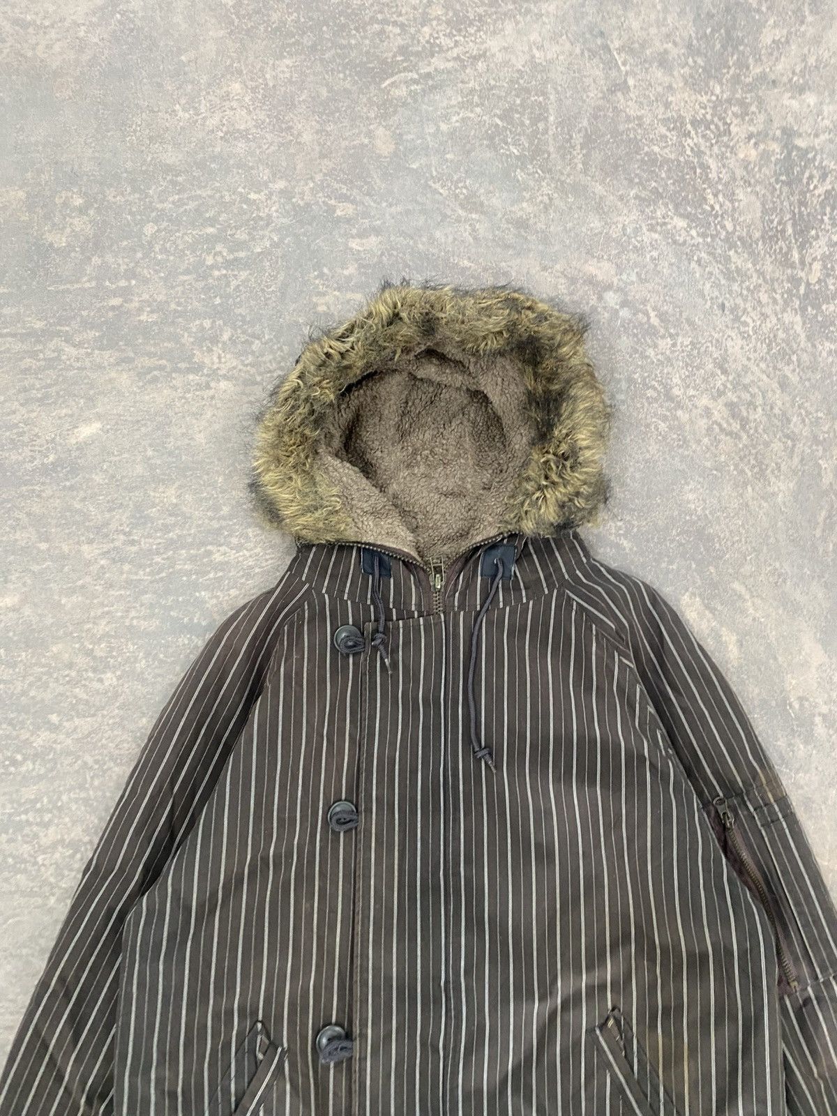 Woolrich Woolen Mills Woolrich Winter Jacket Fur Hooded Jacket 80s LGB PUNK GRUNGE Size US M / EU 48-50 / 2 - 4 Thumbnail