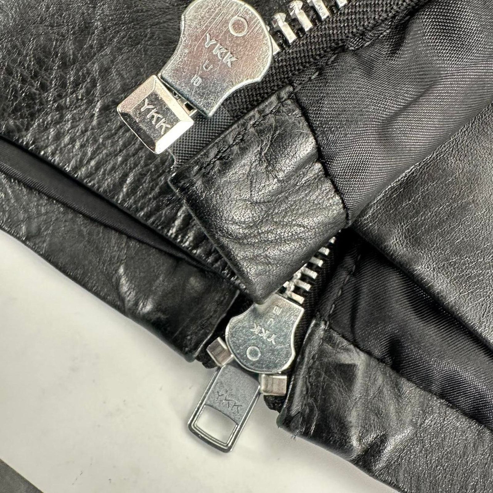 Other Beautiful Cut and Sew Brown and Black Leather Chore style Size US XL / EU 56 / 4 - 3 Thumbnail