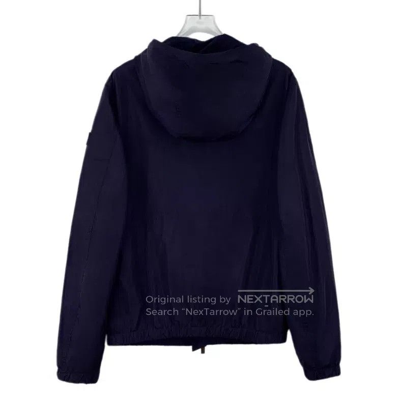 Dior Dior Dark blue logo hooded zipper long-sleeved jacket Size US M / EU 48-50 / 2 - 2 Thumbnail