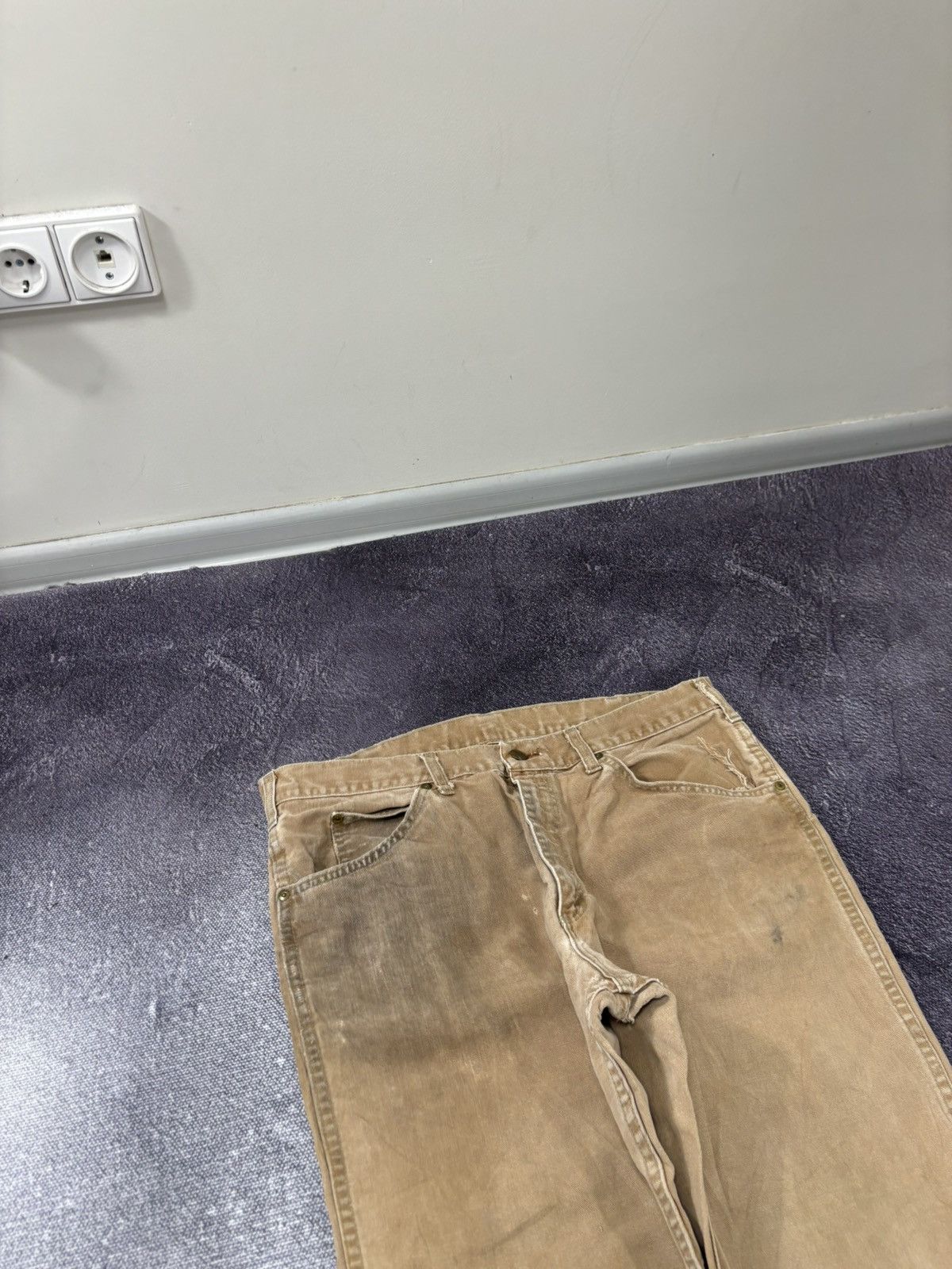 Carhartt Vintage 90s Carhartt USA Made Carpenter Work Baggy Pants Size US 38 / EU 54 - 13 Thumbnail