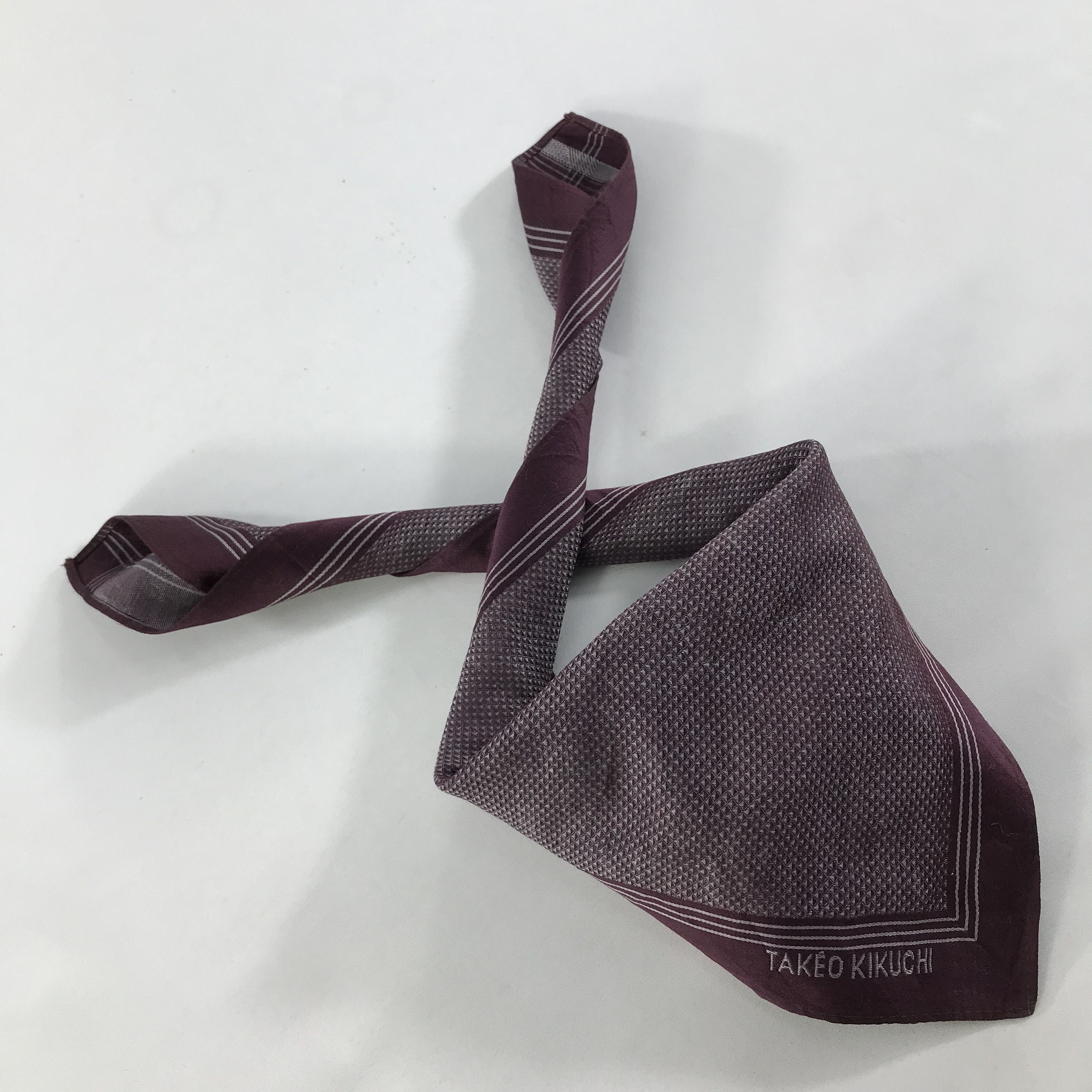 Takeo Kikuchi × Vintage Takeo Kikuchi Bandana / Handkerchief / Neckerchief - S1541 Size ONE SIZE - 4 Thumbnail