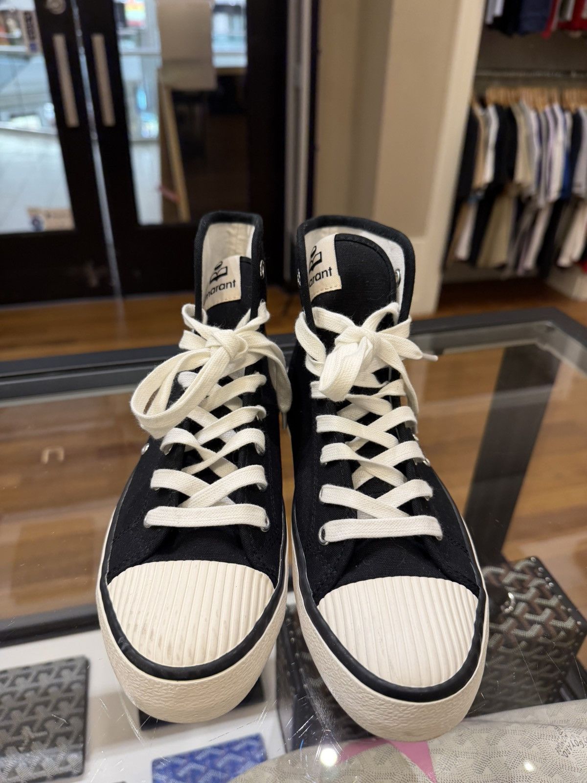 Isabel Marant Isabel Marant Benkeen High Top Sneaker Size US 7 / IT 37 - 5 Thumbnail