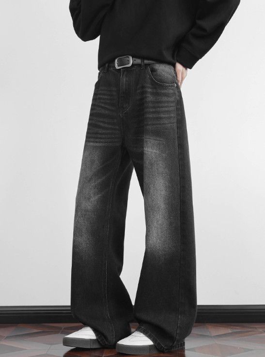 Japanese Brand Men's Cleanfit Distressed Retro Versatile Jeans Size US 32 / EU 48 - 3 Thumbnail