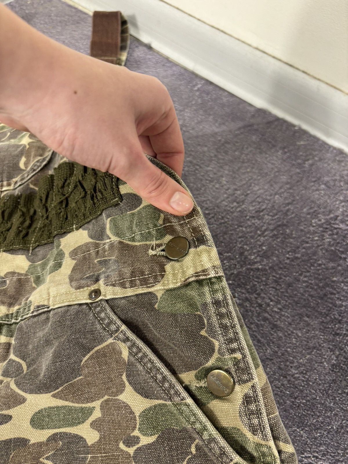 Carhartt Vintage Carhartt BU103 Overalls Bib Duck Camo Hunting Size US 34 / EU 50 - 9 Thumbnail