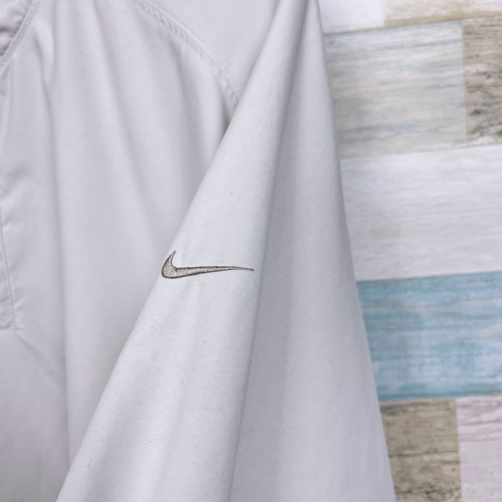 Nike Nike Golf Pullover Windbreaker Jacket Beige Henley Mens XL Size US XL / EU 56 / 4 - 5 Thumbnail