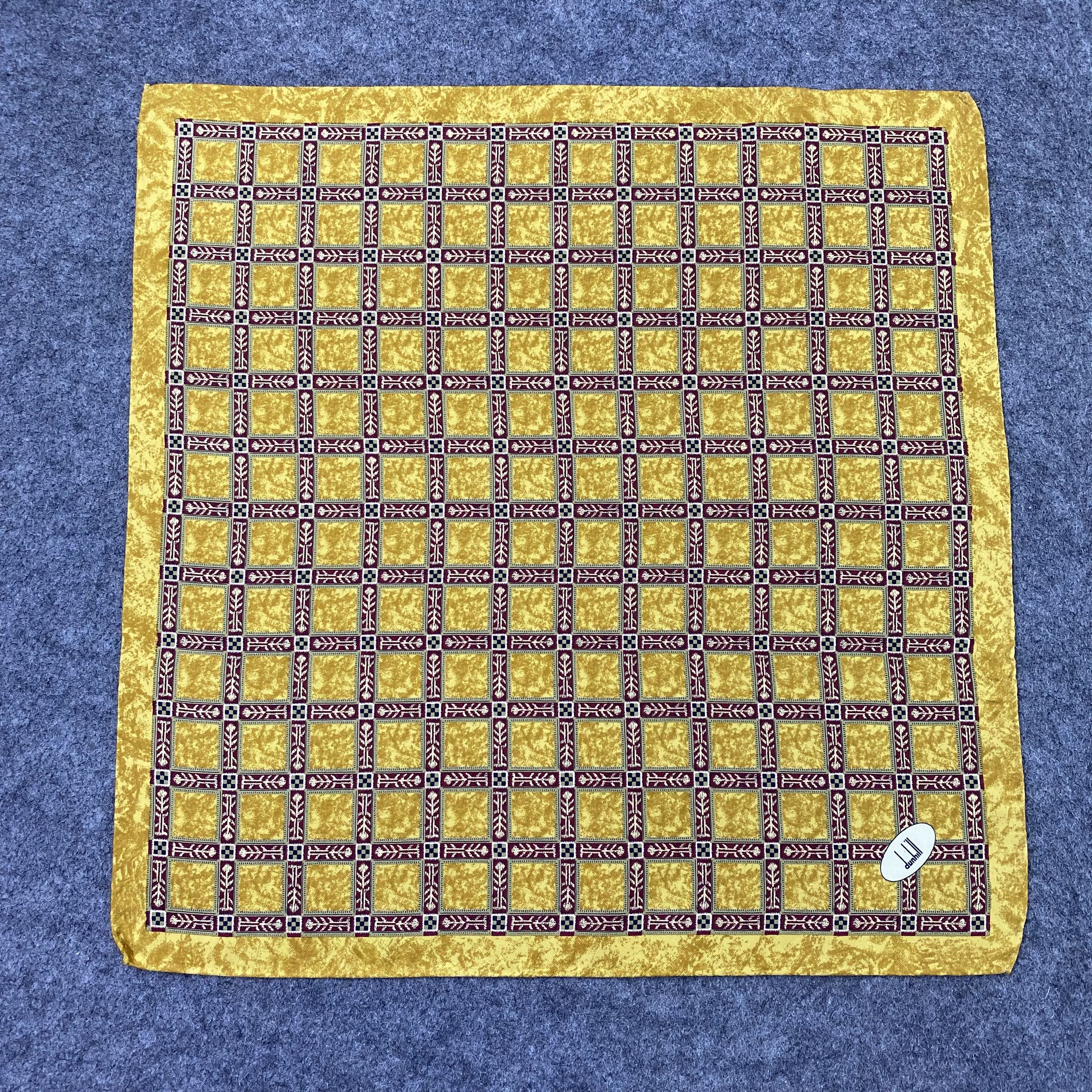 Alfred Dunhill Dunhill Handkerchief Neckerchief Bandana-B2063 Size ONE SIZE - 3 Thumbnail