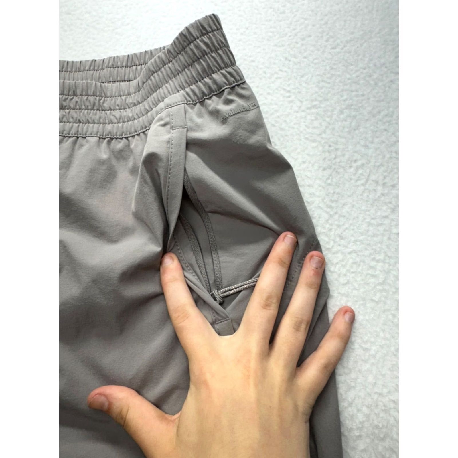 Avalanche Avalanche Hiking Pants Womens M Gray Nylon Spandex Lightweight Elastic Waist Jogger Style - Casual - All Season - Machine Washable Size 32" / US 10 / IT 46 - 4 Thumbnail