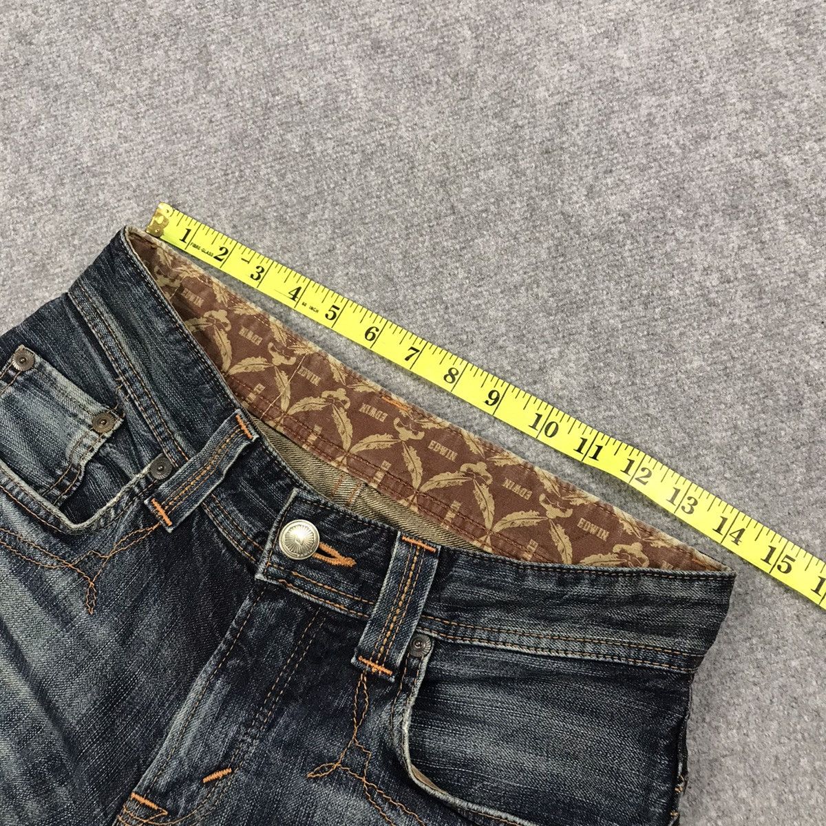 Blue Blue Japan × If Six Was Nine × Japanese Brand FLARED DISTRESSED EDWIN JAPANESE DENIM PANTS Size US 28 / EU 44 - 11 Thumbnail