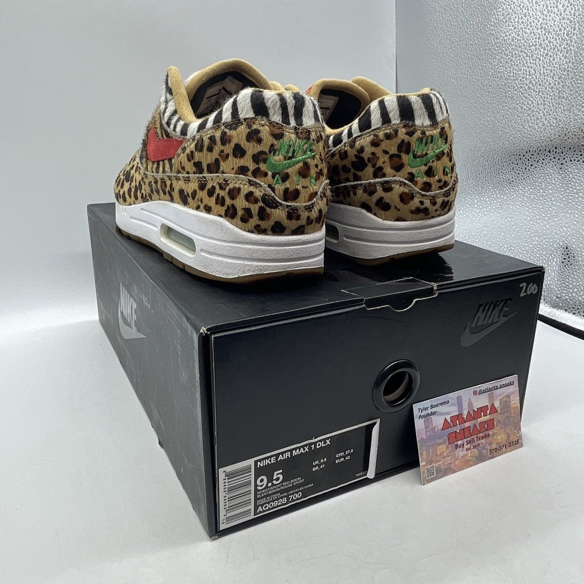 Nike Atoms x air max 1 DLX animal pack Size US 9.5 / EU 42-43 - 4 Thumbnail