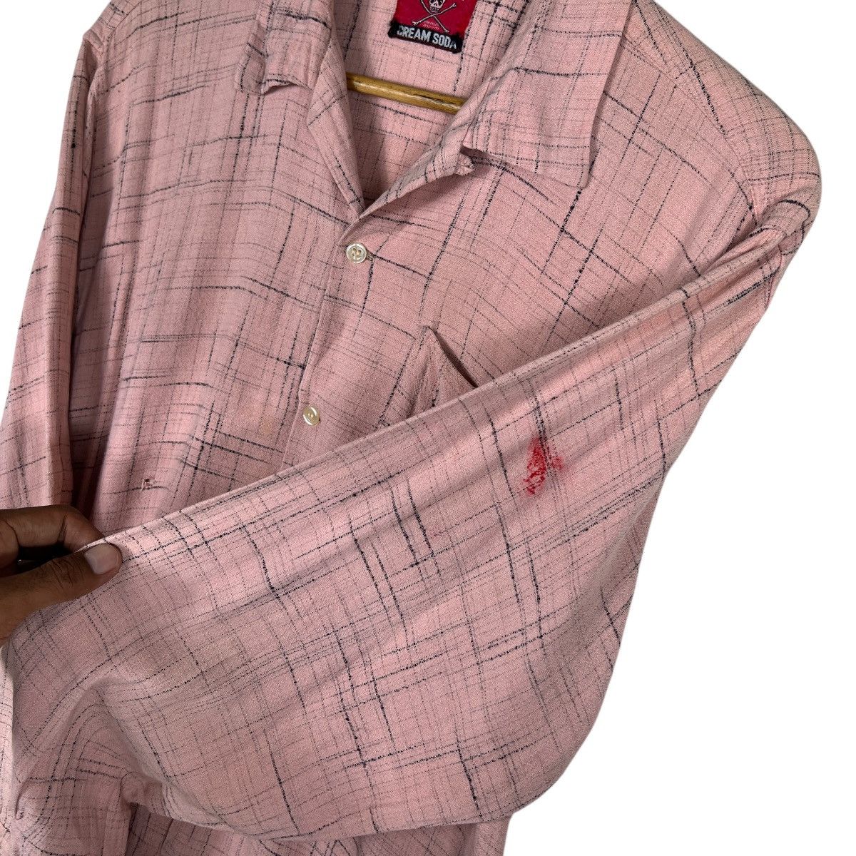 Japanese Brand 90s Vintage Cream Soda Rayon Long Sleeve Button Shirt Size US M / EU 48-50 / 2 - 12 Thumbnail