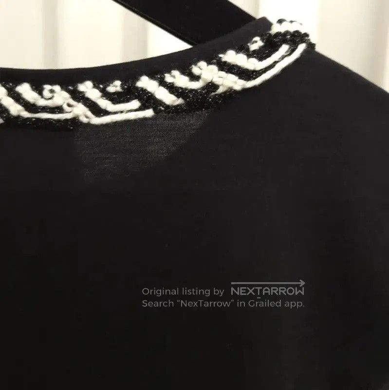 Chanel Chanel Black Cotton Sleeveless T-Shirt . Size XS / US 0-2 / IT 36-38 - 3 Thumbnail
