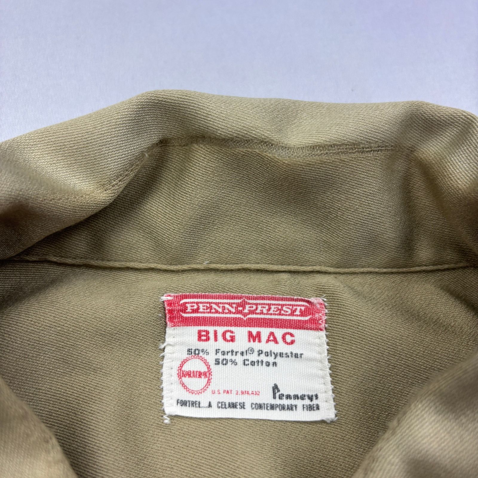 Vintage Vintage 70s Big Mac Penney's Penn Prest Work Shirt Men's M Size US M / EU 48-50 / 2 - 4 Thumbnail