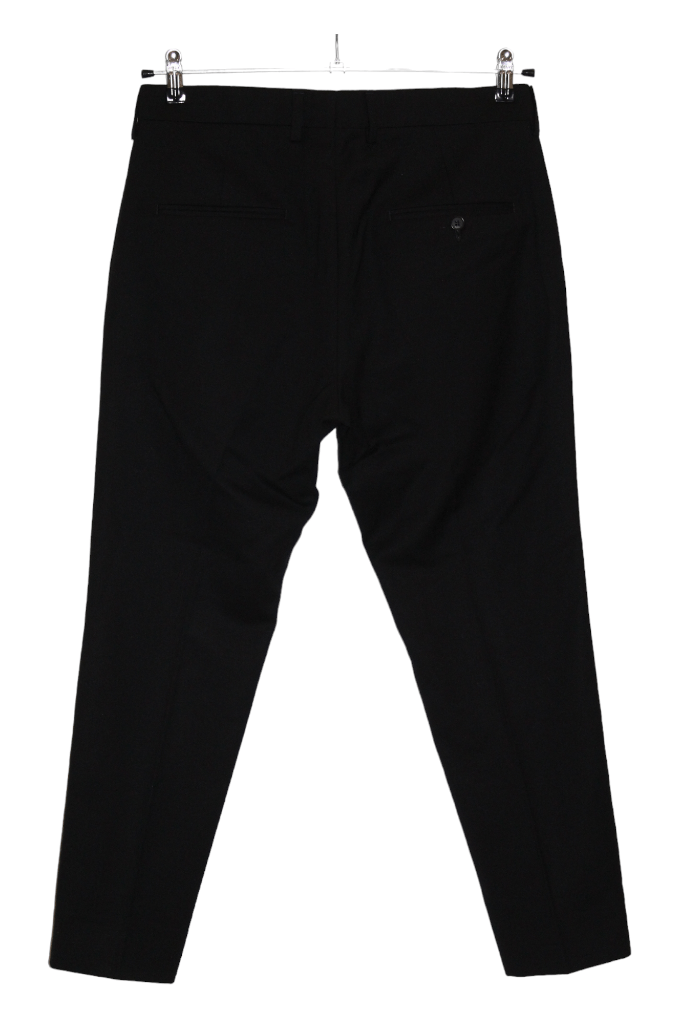 Canali Be Able Alexander Shorter Virgin Wool Pants. Cropped Design Size US 32 / EU 48 - 3 Thumbnail