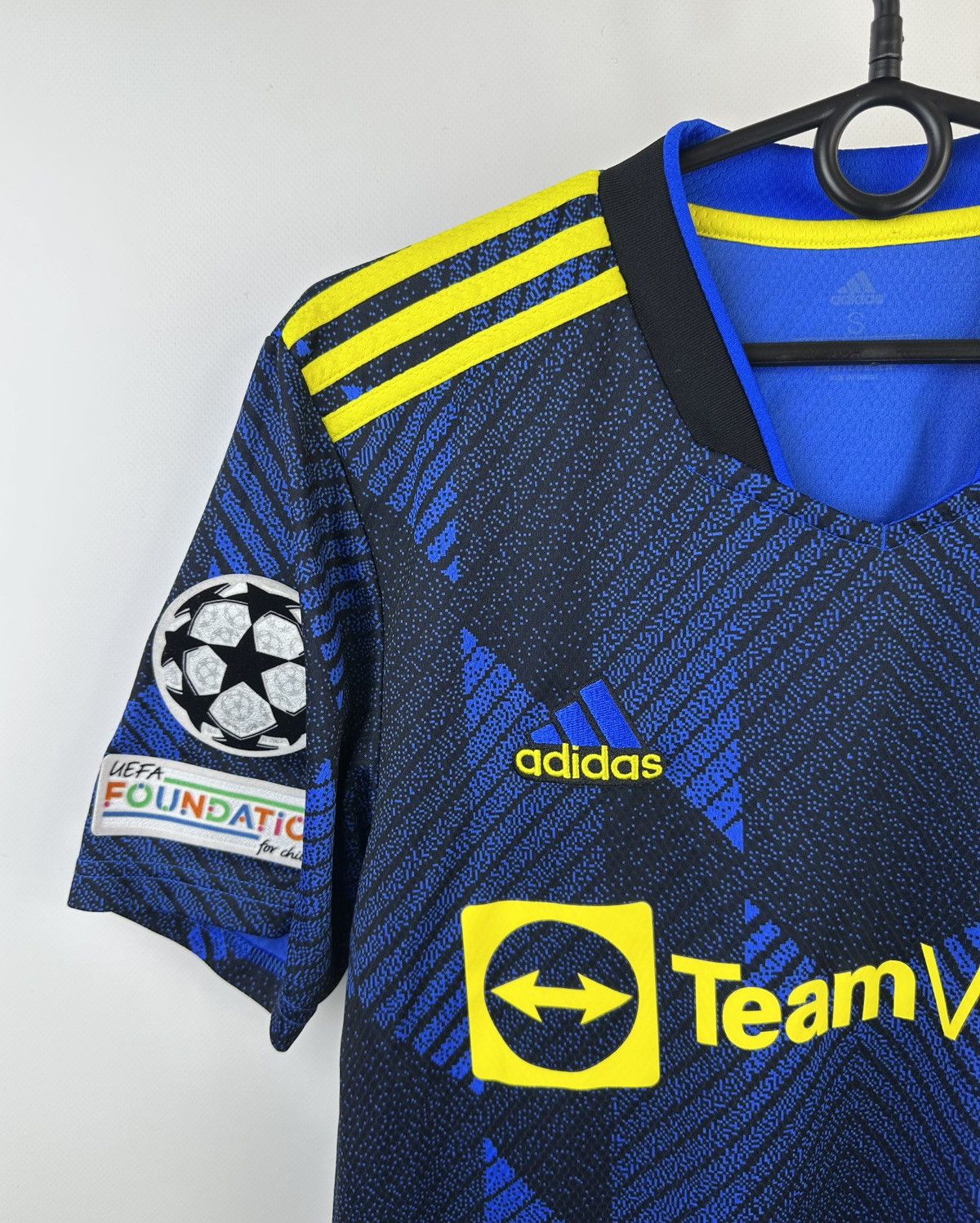 Adidas Manchester United Jersey Sancho #25 Adidas Champions League Size US S / EU 44-46 / 1 - 2 Thumbnail